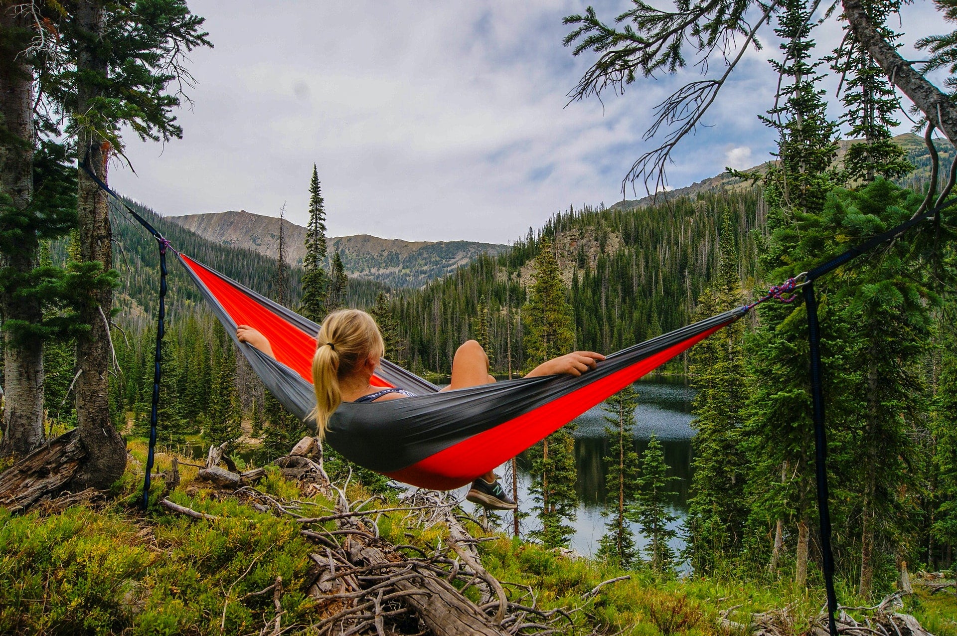 woman in hammock balanced lifestyle