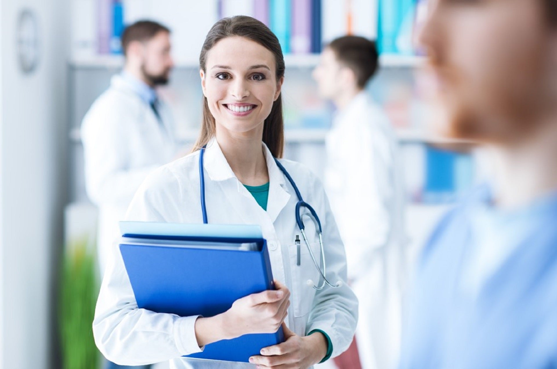 woman working in medical technology industry