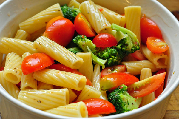 healthy vegetable pasta dish