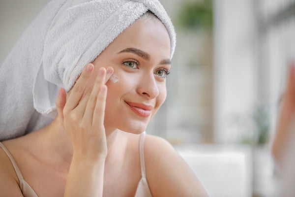 woman improving skincare regimen