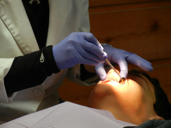 dentist working on tooth regeneration