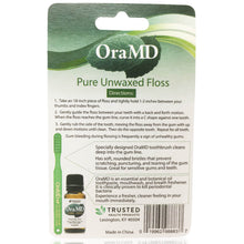 OraMD Pure Unwaxed Dental Floss - 6 Pack